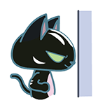 动漫暴力猫微信表情包 不想当光棍！