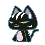 动漫暴力猫微信表情包 不想当光棍!