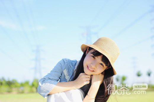 清纯可爱少女微信高清图片