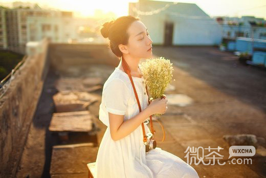 阳光小清新唯美美女微信高清图片