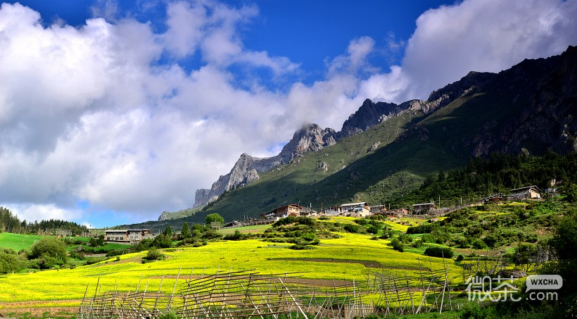 扎尕那风景微信高清图片 俗有“阎王殿”之称！