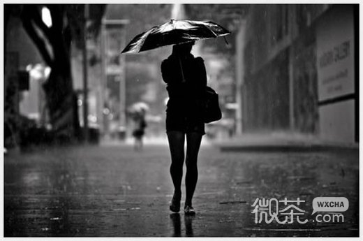 微信唯美雨的图片头像_别人等送伞 我却等雨停