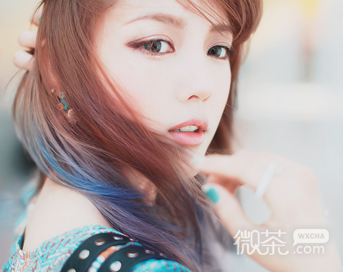 清爽美丽的校园女生微信高清图片