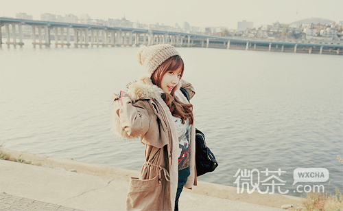 清爽美丽的校园女生微信高清图片