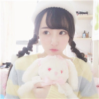 微信双马尾的可爱清纯萌妹子头像 我要的未来从不复杂