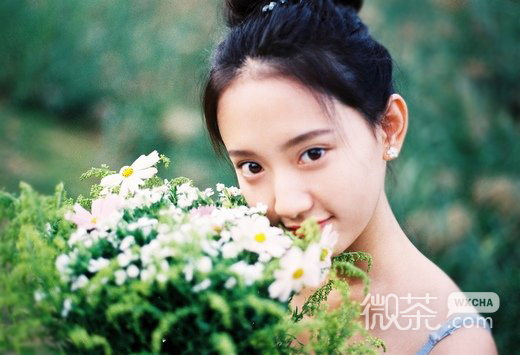清新的干净美女微信高清图片 冰肌玉肤