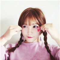 微信双马尾的可爱清纯萌妹子头像 我要的未来从不复杂