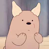 微信咱们裸熊情侣头像图片大全 咱们裸熊动漫情侣头像2016