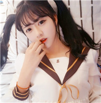 微信双马尾的可爱清纯萌妹子头像 我要的未来从不复杂