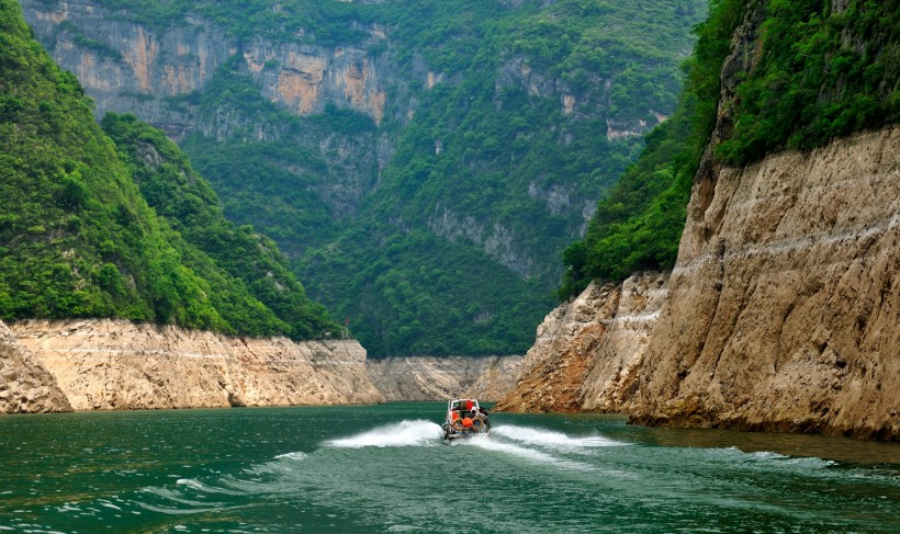 长江三峡风景微信高清图片 “巴蜀胜境”张飞庙