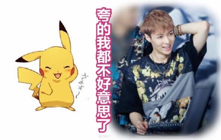 张艺兴比卡丘之歌微信表情包 生无可恋