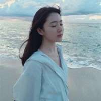 微信唯美女生头像海边只是我喜欢，却忘了你不喜欢