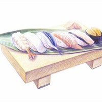 微信手绘食物彩铅头像高清 山高自有可行路