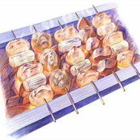 微信手绘食物彩铅头像高清 山高自有可行路