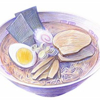 微信手绘食物彩铅头像高清 山高自有可行路