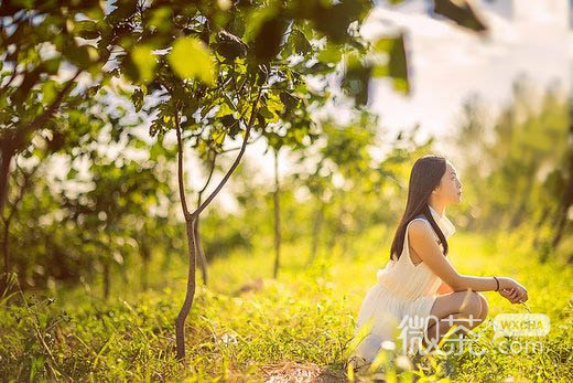 唯美清纯美女微信高清图片 恬静贤淑