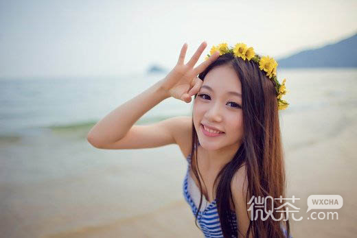 唯美清纯美女微信高清图片 恬静贤淑