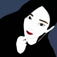 微信手绘超拽女生动漫