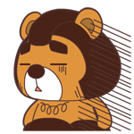 毛毛熊动态微信表情包 放学别走！