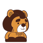 毛毛熊动态微信表情包 放学别走！