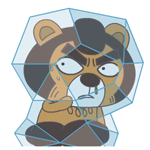 毛毛熊动态微信表情包 放学别走！