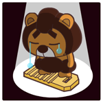 毛毛熊动态微信表情包 放学别走！