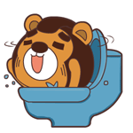 毛毛熊动态微信表情包 放学别走！