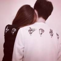 微信情侣头像 白いバラの夜