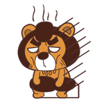 毛毛熊动态微信表情包 放学别走！