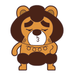 毛毛熊动态微信表情包 放学别走！