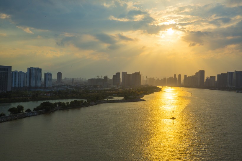唯美的日落微信高清图片 夕阳西下