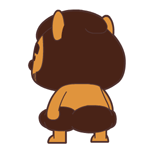 毛毛熊动态微信表情包 放学别走！