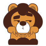 毛毛熊动态微信表情包 放学别走！