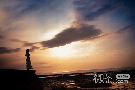唯美逆光人物微信高清图片 不一样的美