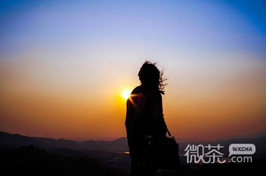 唯美逆光人物微信高清图片 不一样的美