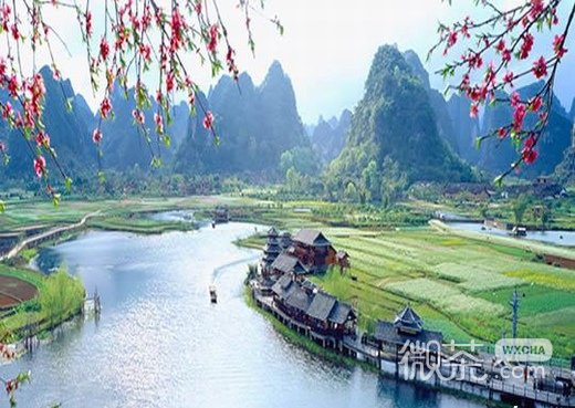 意境很美的世外桃源微信高清图片