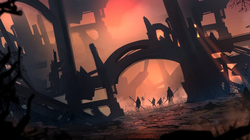 水墨风艺术背景微信高清图片 传统文化艺术