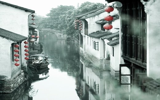 意境超美的江南水乡微信高清图片