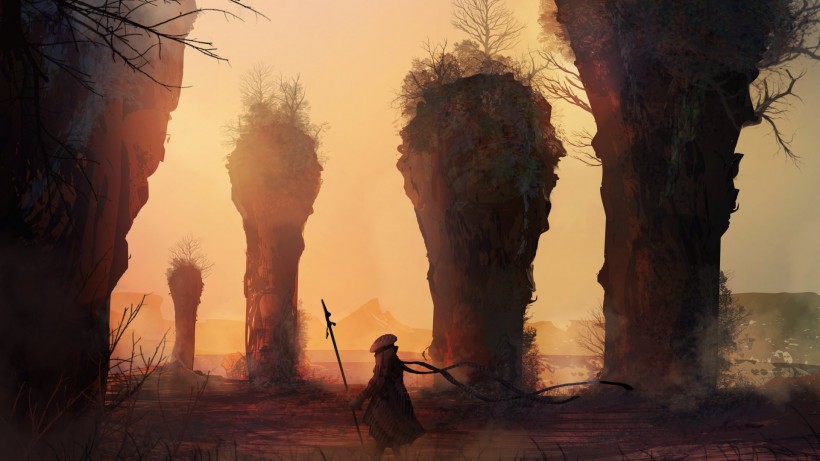 水墨风艺术背景微信高清图片 传统文化艺术