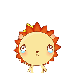 小狮子leo系列动态微信表情包 不想理你！