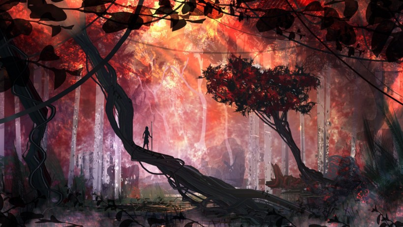 水墨风艺术背景微信高清图片 传统文化艺术