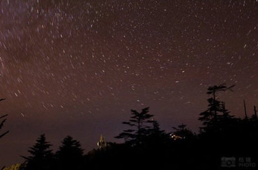 唯美夜晚星空微信高清图片