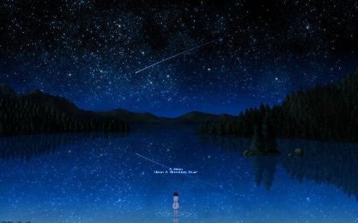 唯美夜晚星空微信高清图片