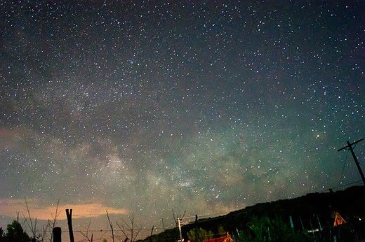 唯美夜晚星空微信高清图片