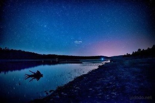 唯美夜晚星空微信高清图片