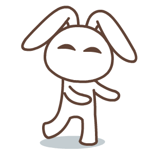 默默兔欢乐微信表情合集包 被雷到了