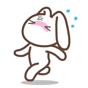 默默兔欢乐微信表情合集包 被雷到了