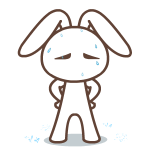 默默兔欢乐微信表情合集包 被雷到了