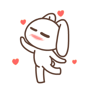 默默兔欢乐微信表情合集包 被雷到了