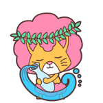 毛毛猫自恋微信表情包合集